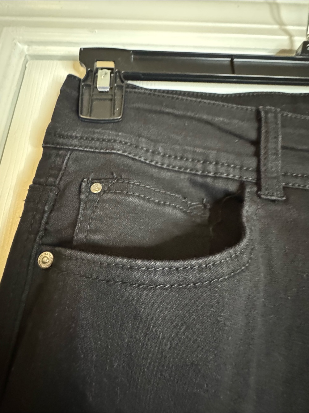 Angels Black Ankle Straight Jeans - Picture 3 of 6
